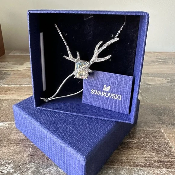 Swarovski Jewelry Swarovski Antler Necklace Poshmark